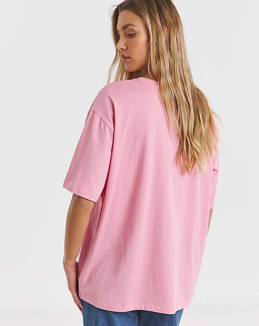 Oversized Farmers Market Graphic T-Shirt