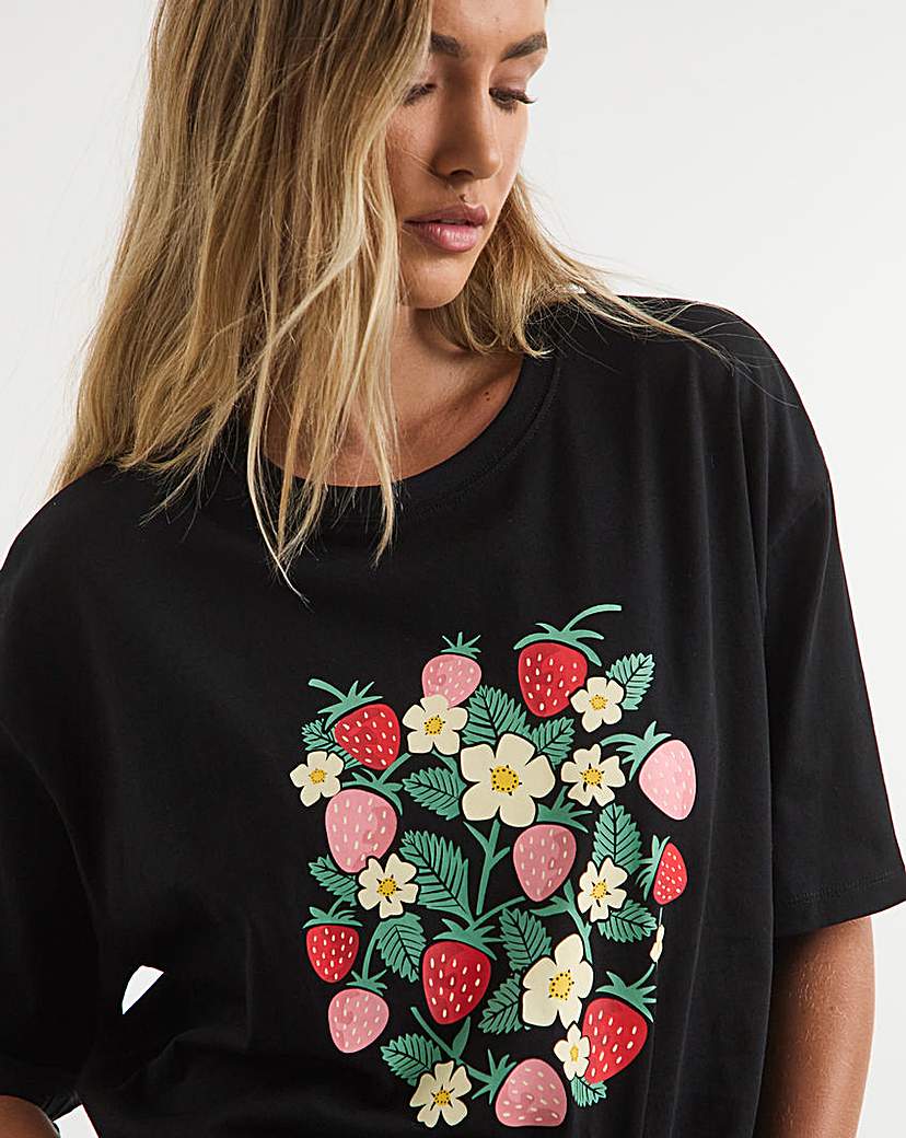 Strawberry Graphic T-Shirt