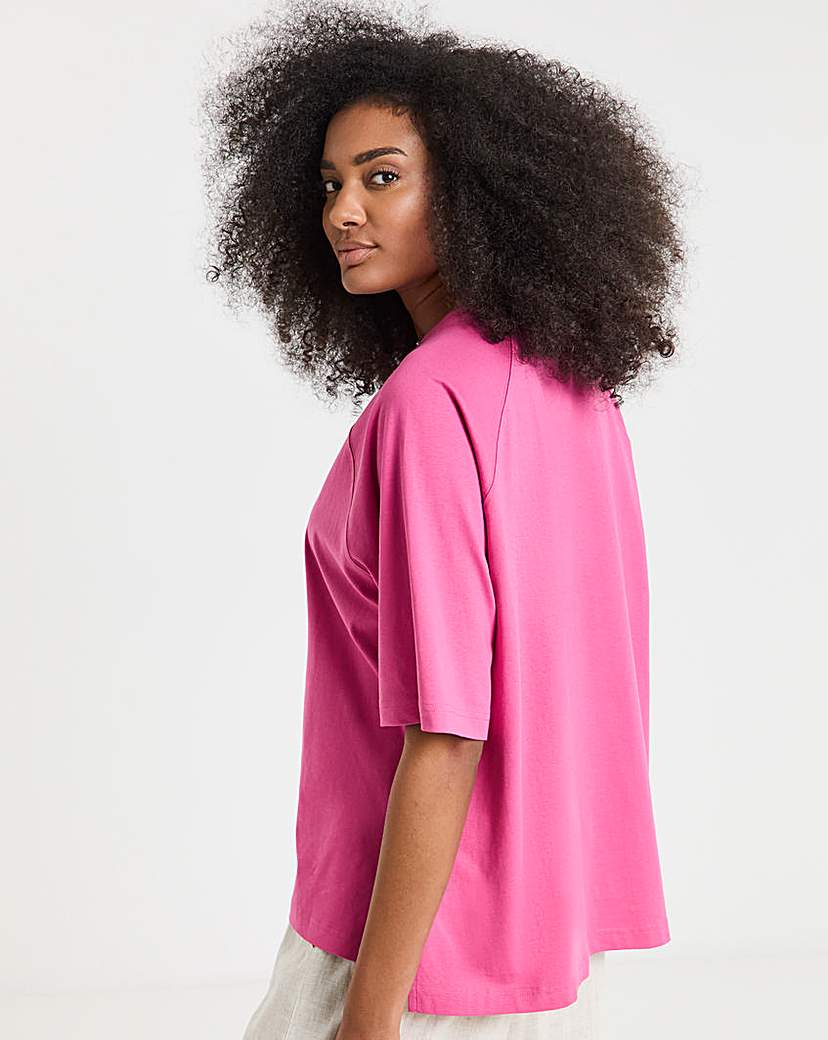Raglan Sleeve Slouchy T-Shirt