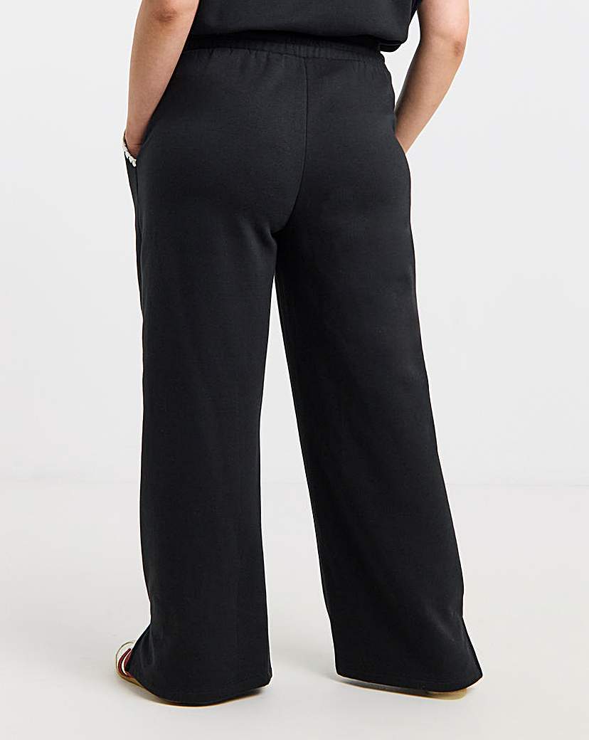 Wide Leg Jogger with Contrast Stitch