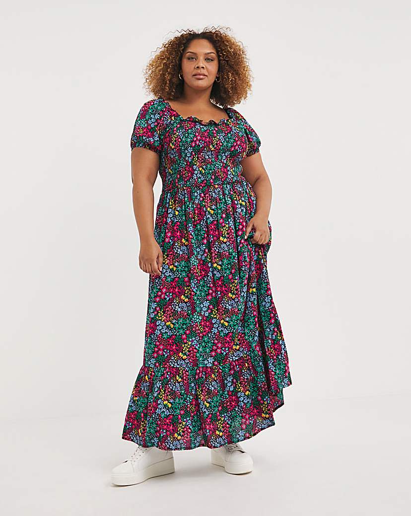 Joe Browns Serena Shirred Crinkle Dress