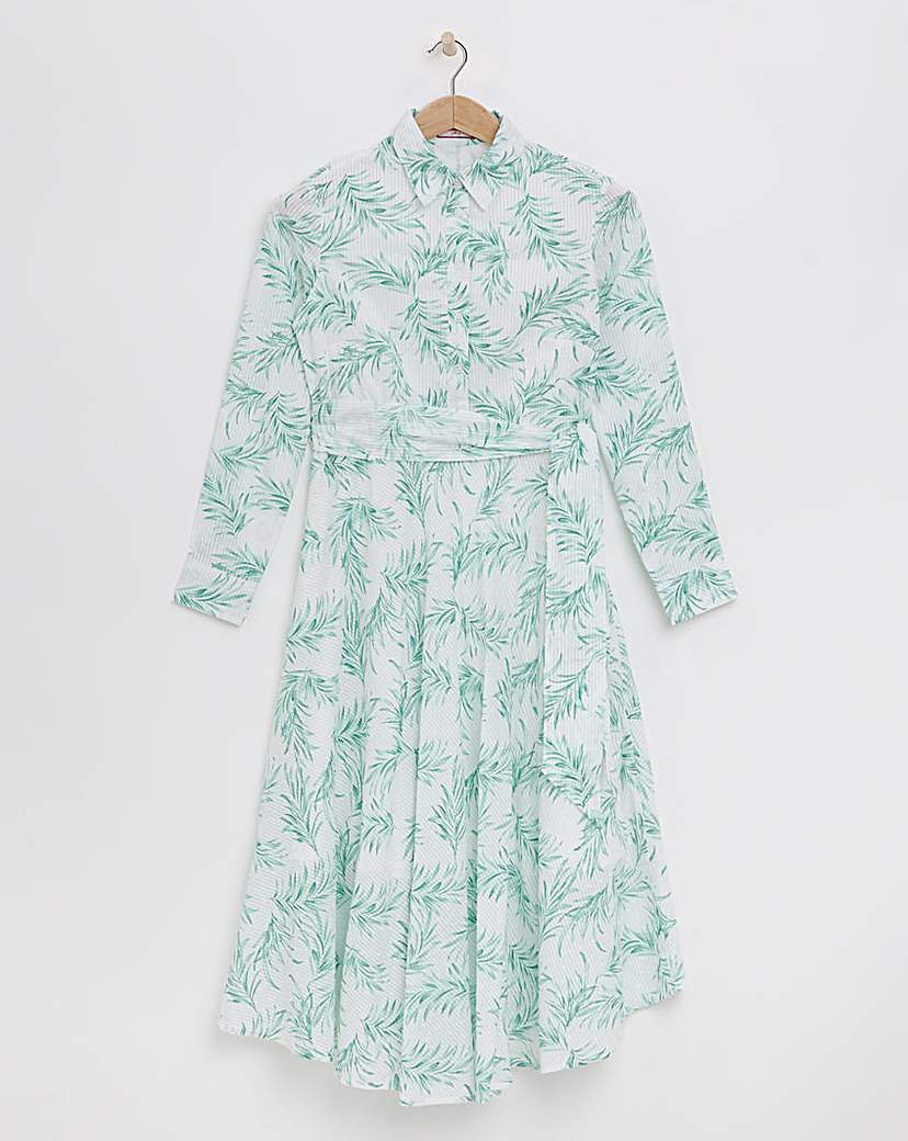 Joe Browns Print Dress Green Multicolour - Joe Browns - Size: 16