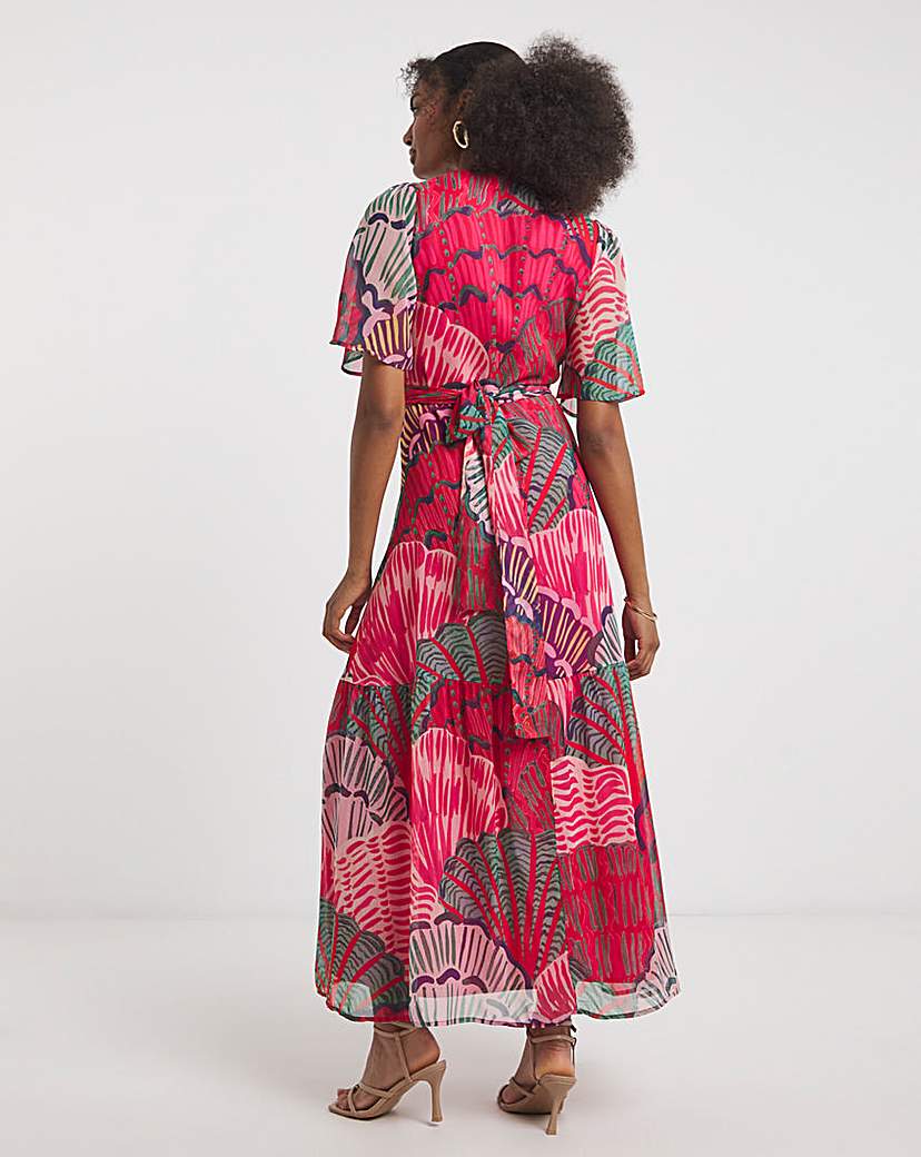 Hope & Ivy Cordelia Wrap Maxi Dress