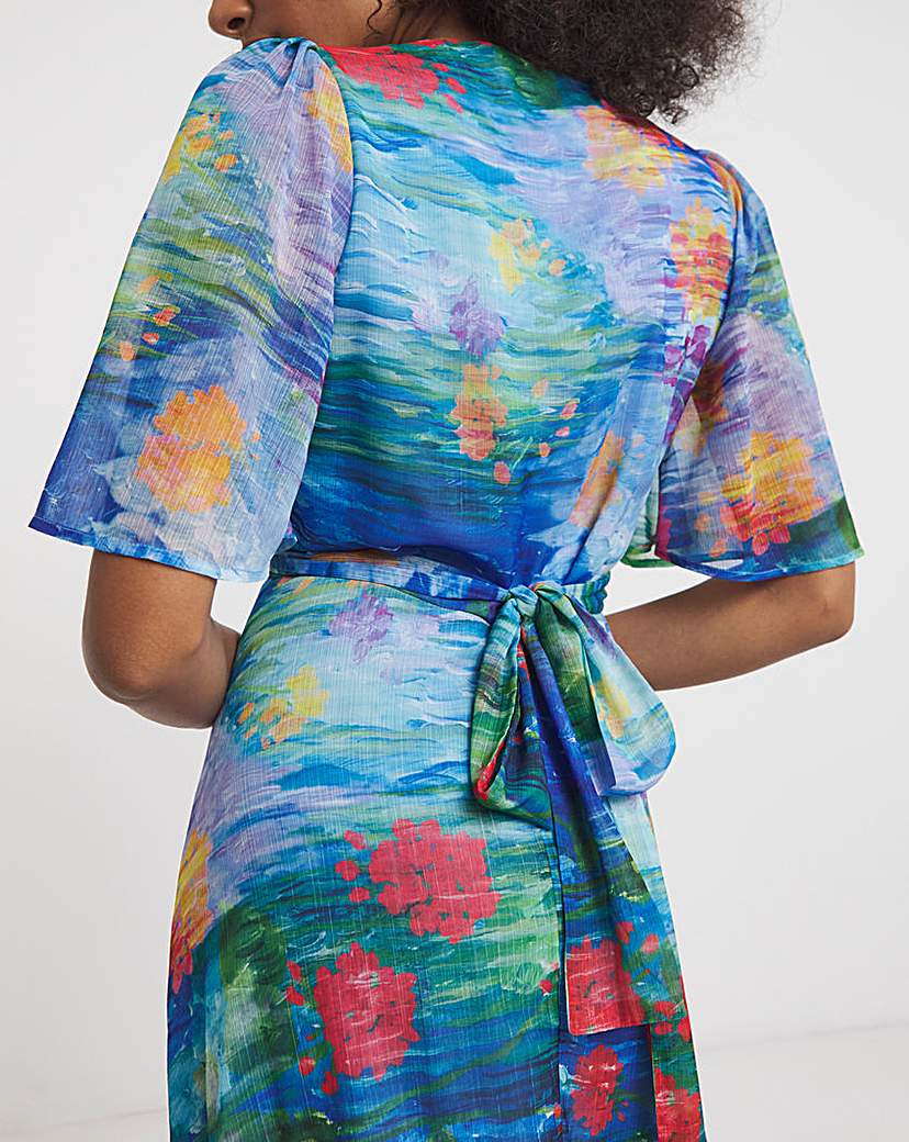 Hope & Ivy Felicia Wrap Maxi Dress