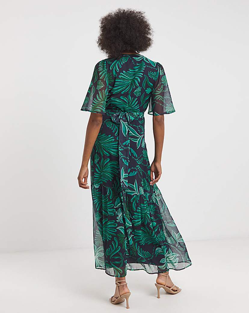 Hope & Ivy Magda Wrap Maxi Dress