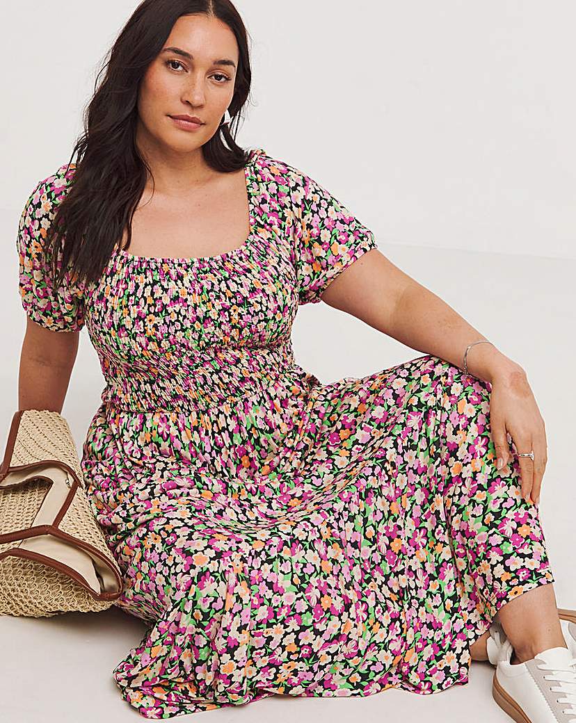 Joe Browns Ellie Shirred Maxi Dress