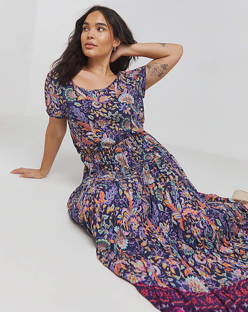 Plus size bohemian maxi dresses best sale