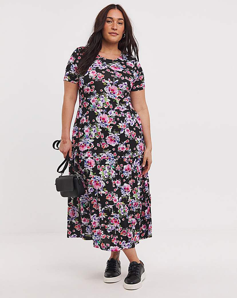 Joe Browns Tiered Jersey Midaxi Dress