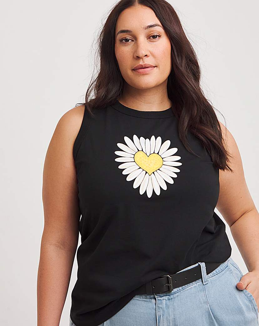 Joe Browns Daisy Heart Graphic Vest