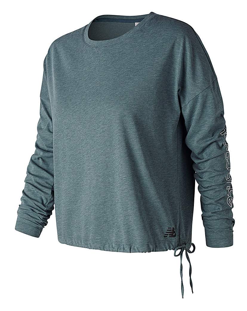 New Balance Heathertech Longsleeve Tee