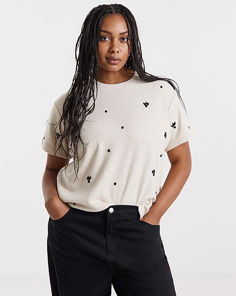 New In - Cut & Sew Diamante Top