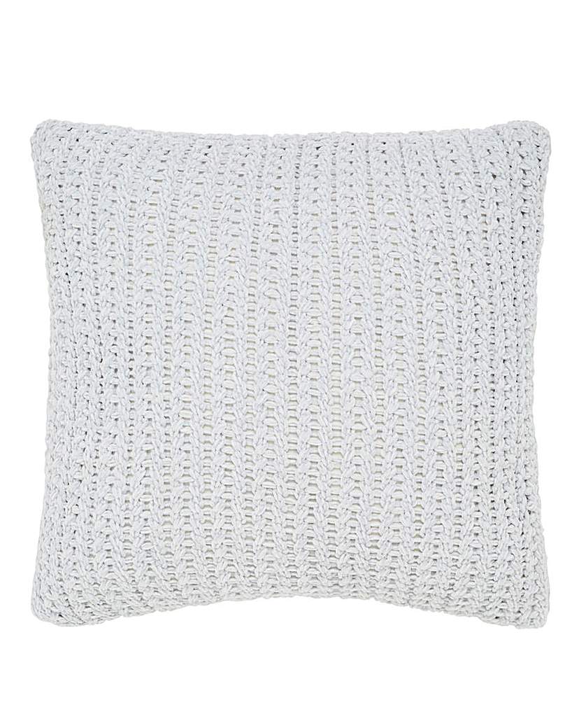 Chenille Basket Weave Cushion