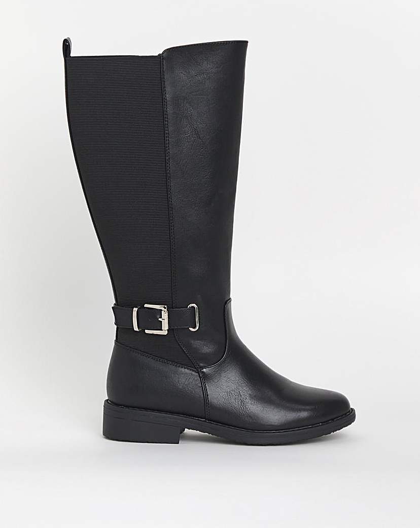 Cushion Walk Elastic Buckle Boot EEE Fit