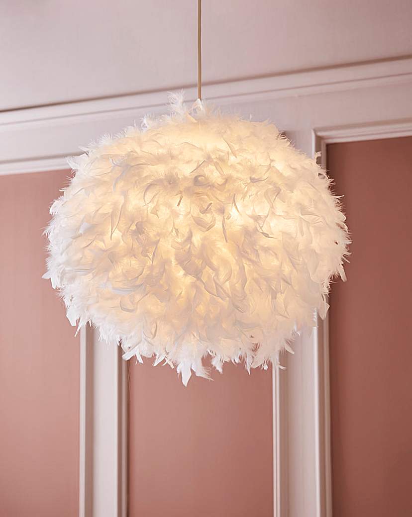 Feather Easy Fit Pendant Shade