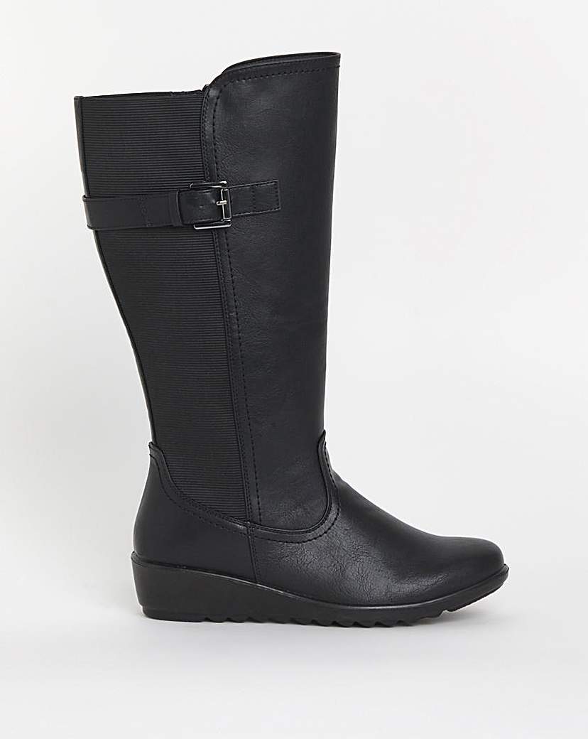 Cushion Walk Stretch High Leg Boot EEE