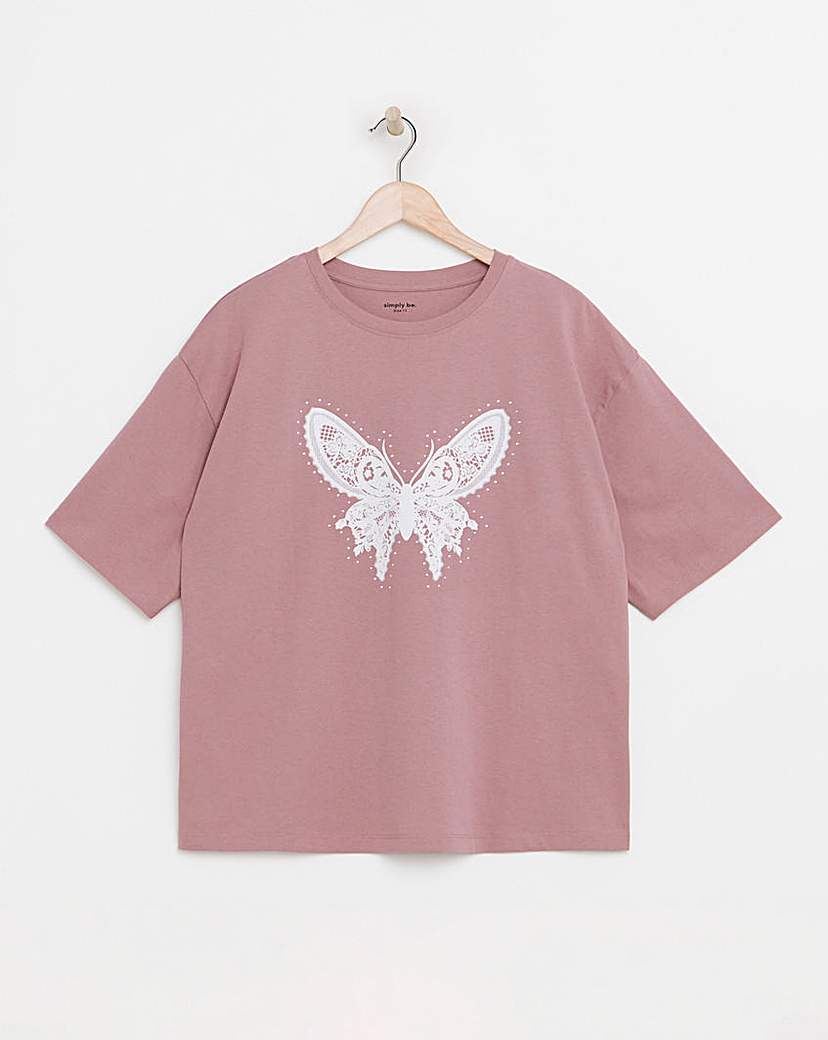 Butterfly Graphic T-Shirt