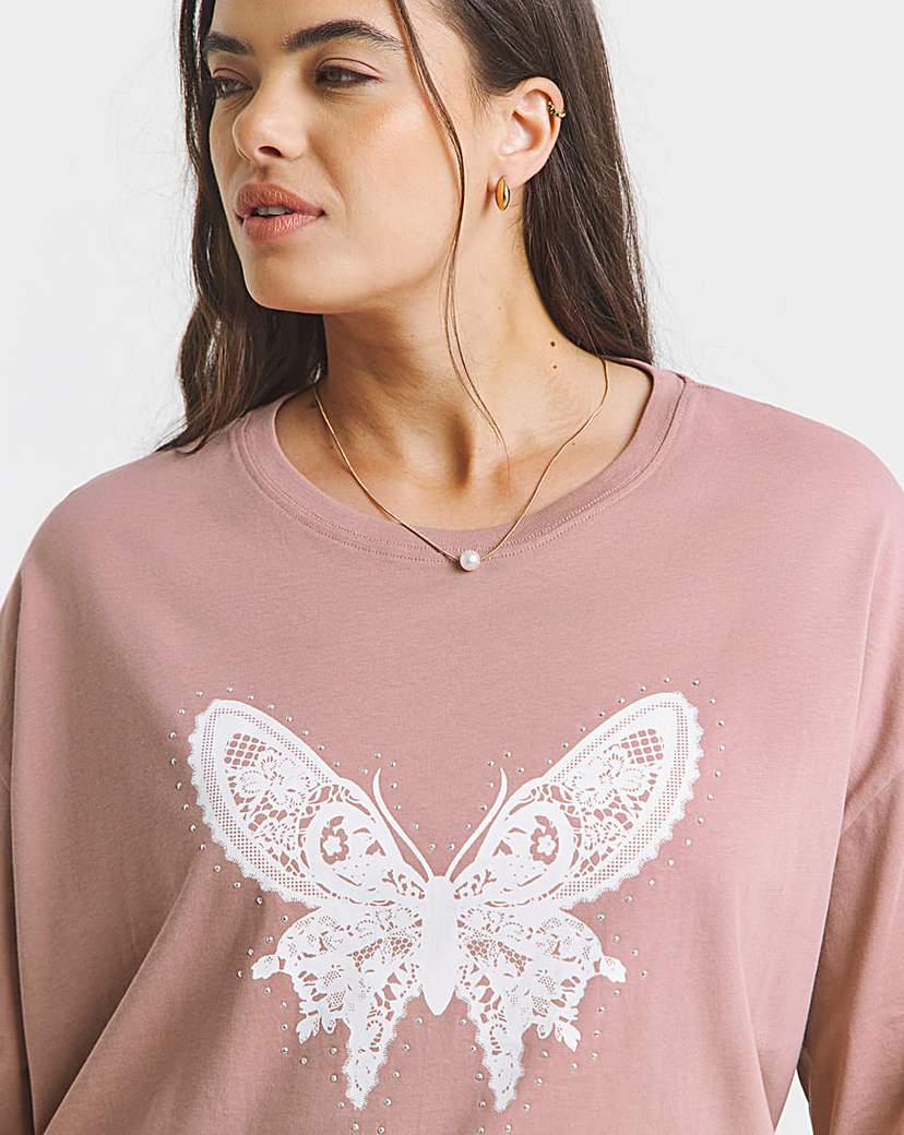 Butterfly Graphic T-Shirt