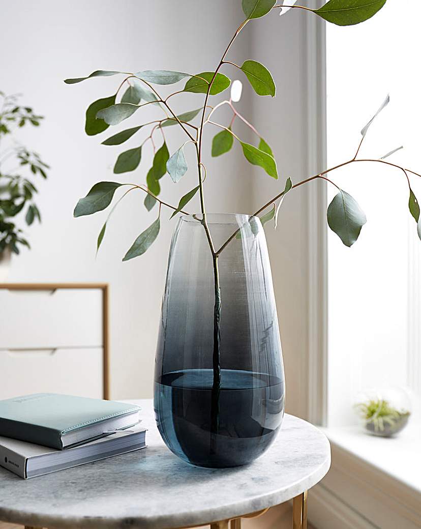 Smoked Glass Vase