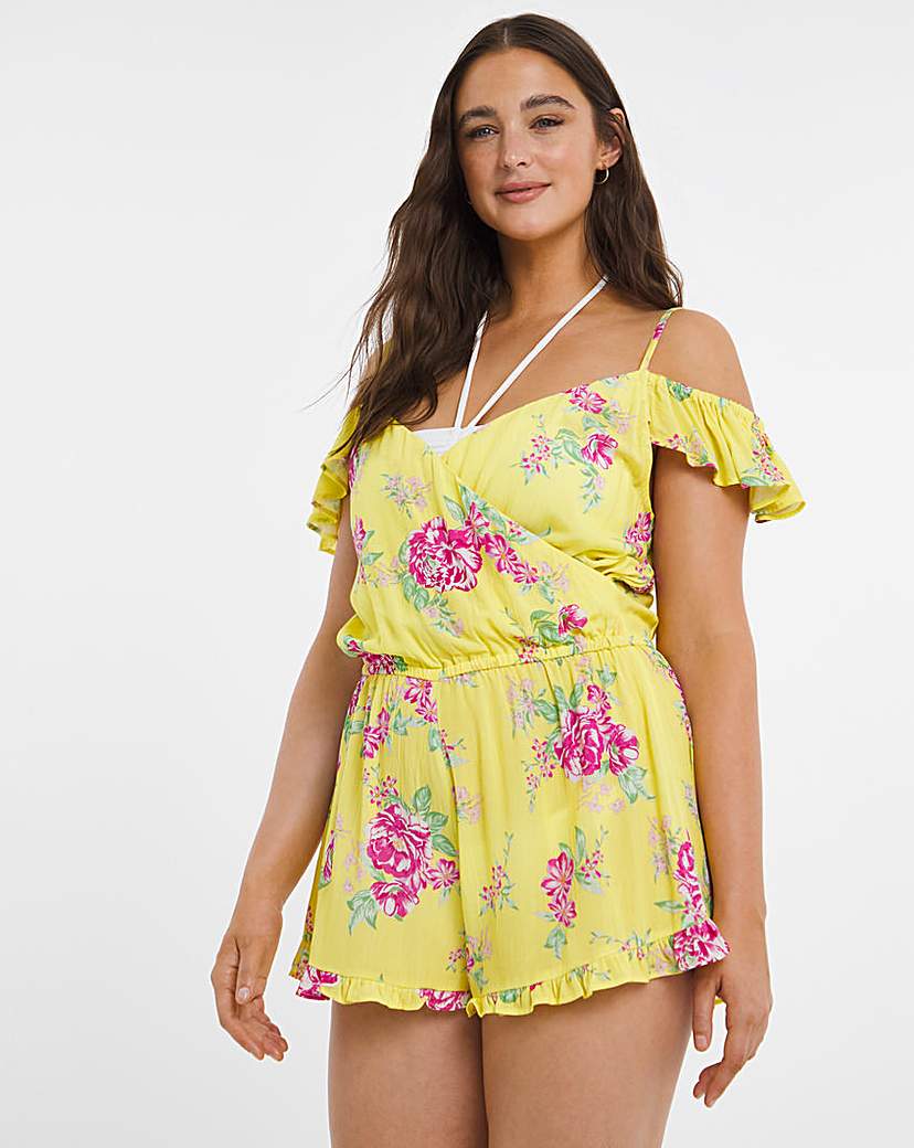 Ditsy Floral Beach Playsuit