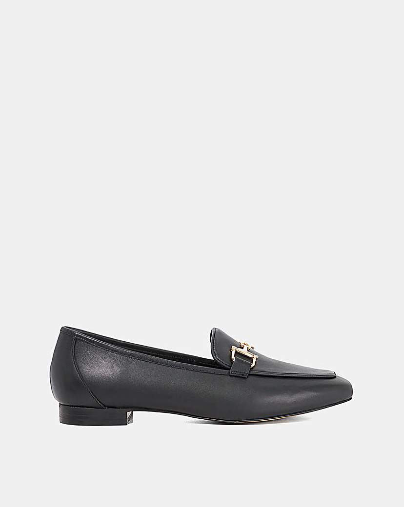 New In - Dune Grained Leather Loafer Standard Fit
