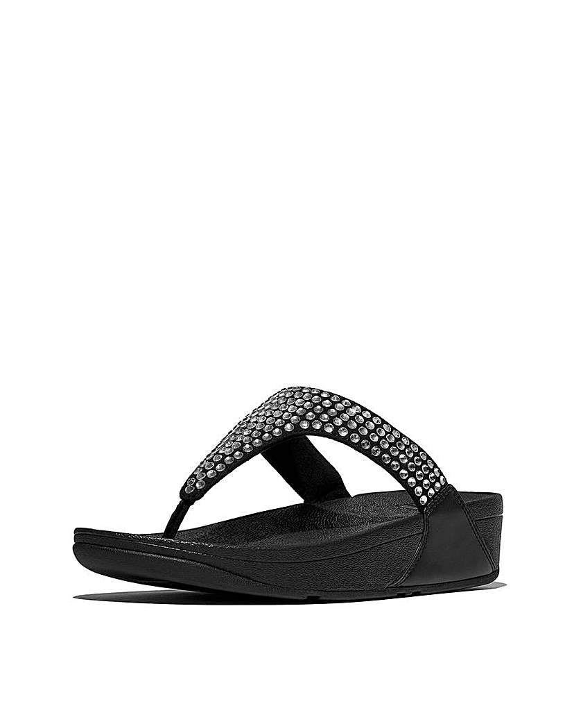 Fit Flop Lulu Crystal Toe-Post Sandals
