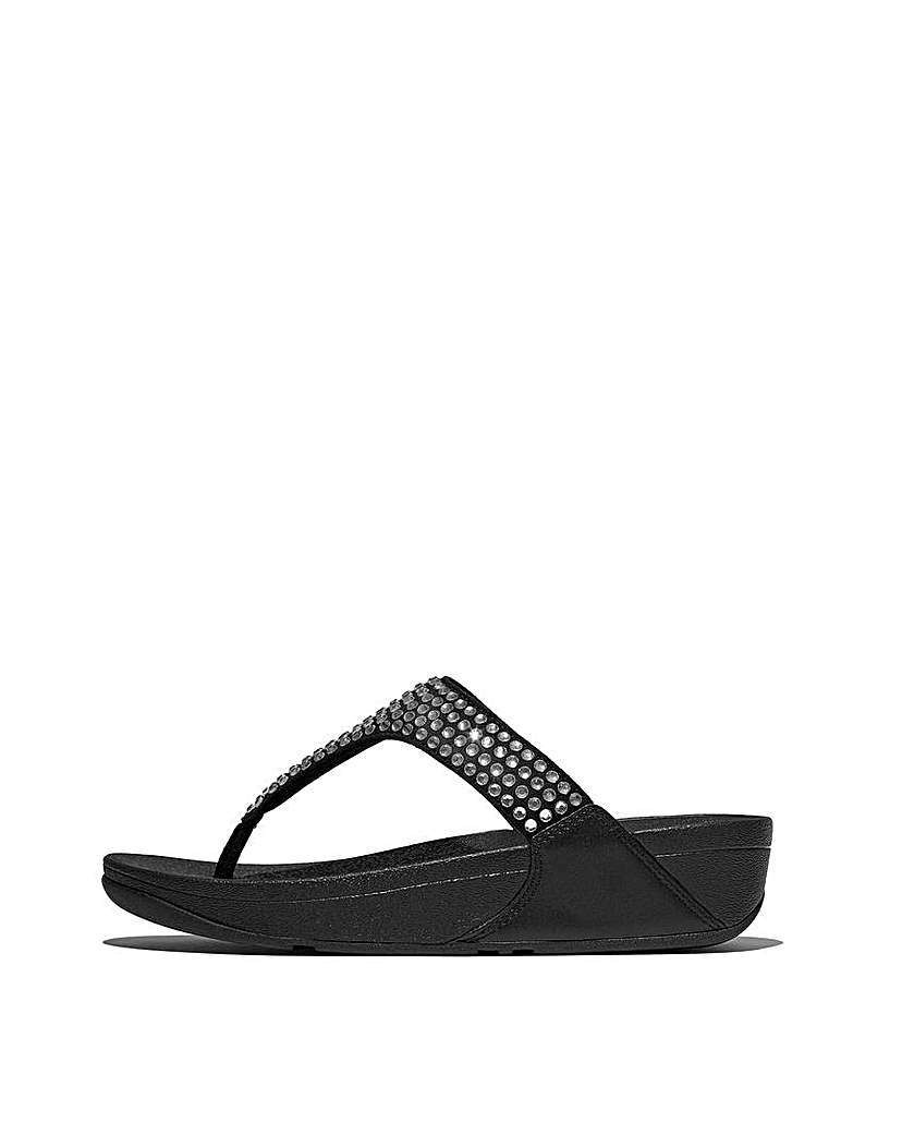Fit Flop Lulu Crystal Toe-Post Sandals