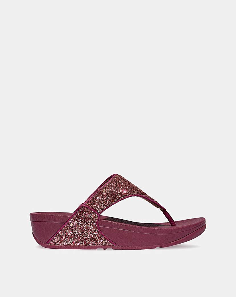 New In - Fit Flop Lulu Glitter Toe-Post Sandals