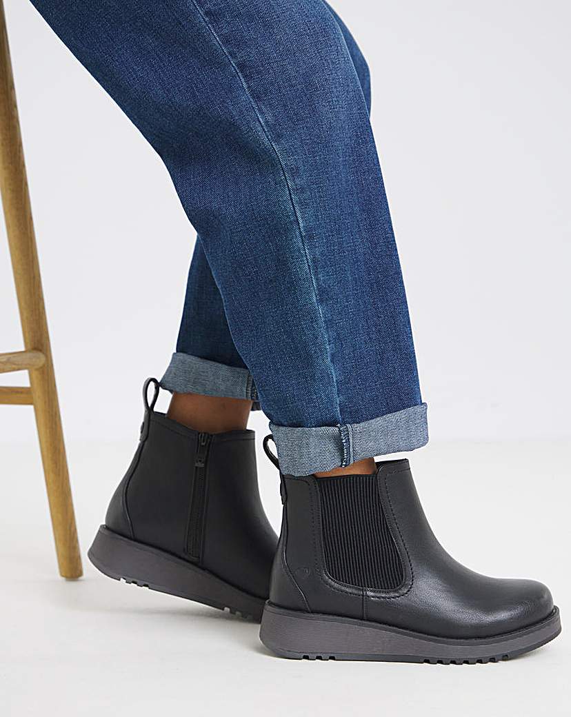 Heavenly Feet Rolo Boot Ex Wide Fit