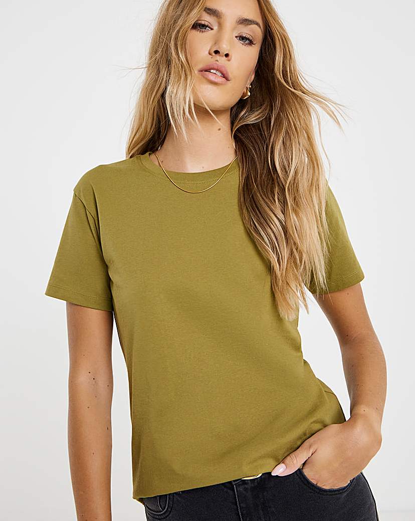 New In - Slub Slim Fit Crew Neck T-Shirt
