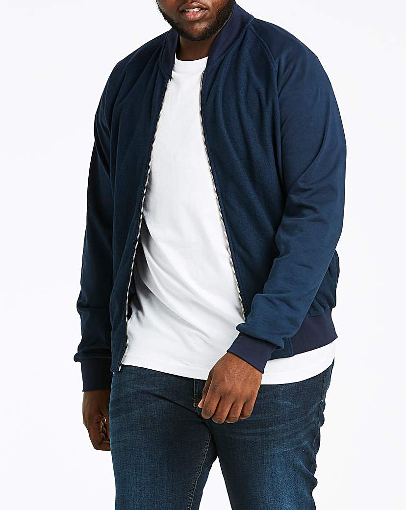 Image of Baseball Textured Navy Sweatshirt R