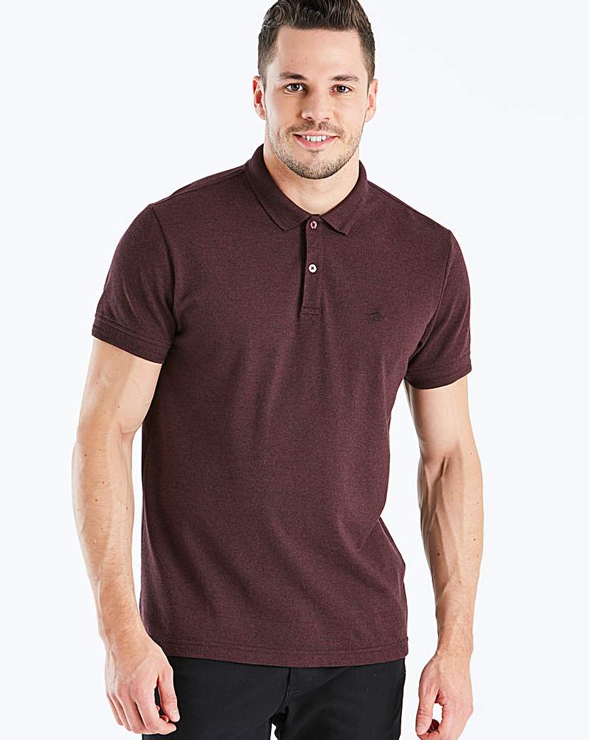 Image of Original Penguin Herringbone Polo Long
