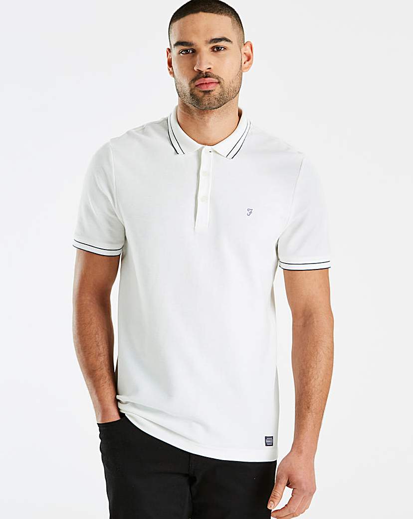 Image of Farah Honeycomb Tipped Polo
