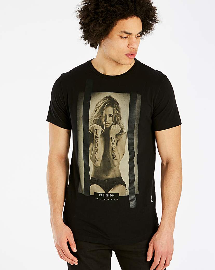 Image of Religion Trouble Maker Girl T-Shirt L