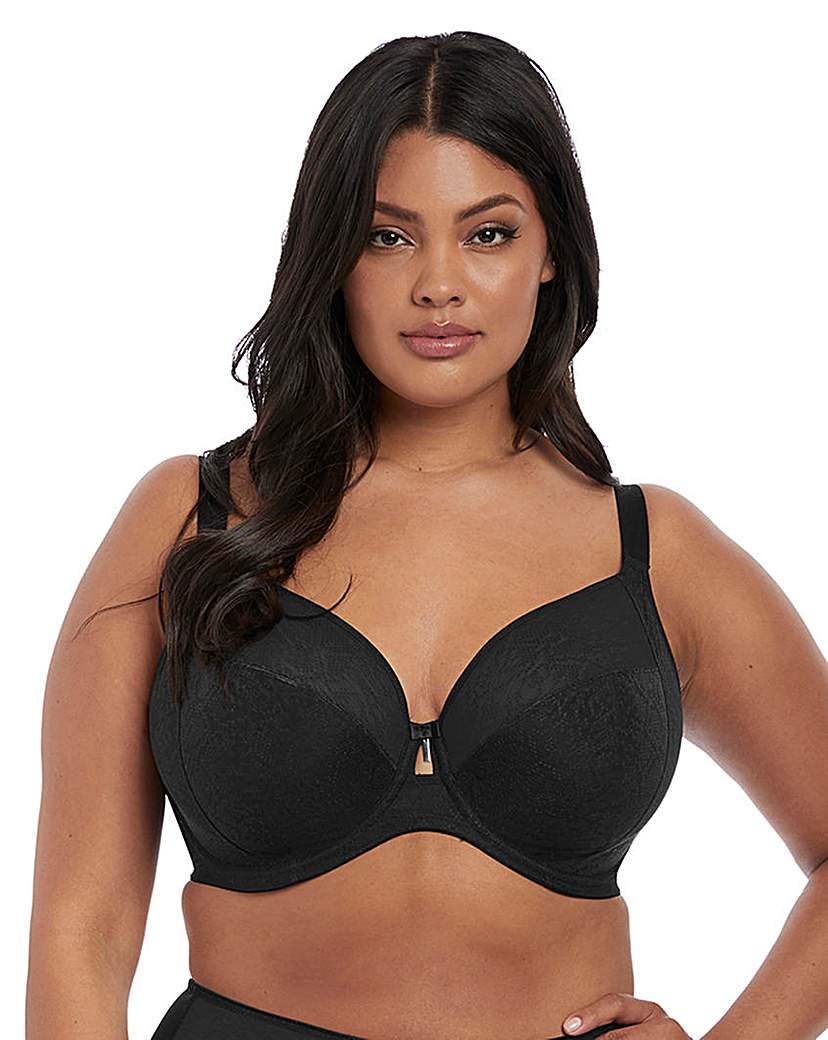 Image of Elomi Mia Plunge Wired Black Bra