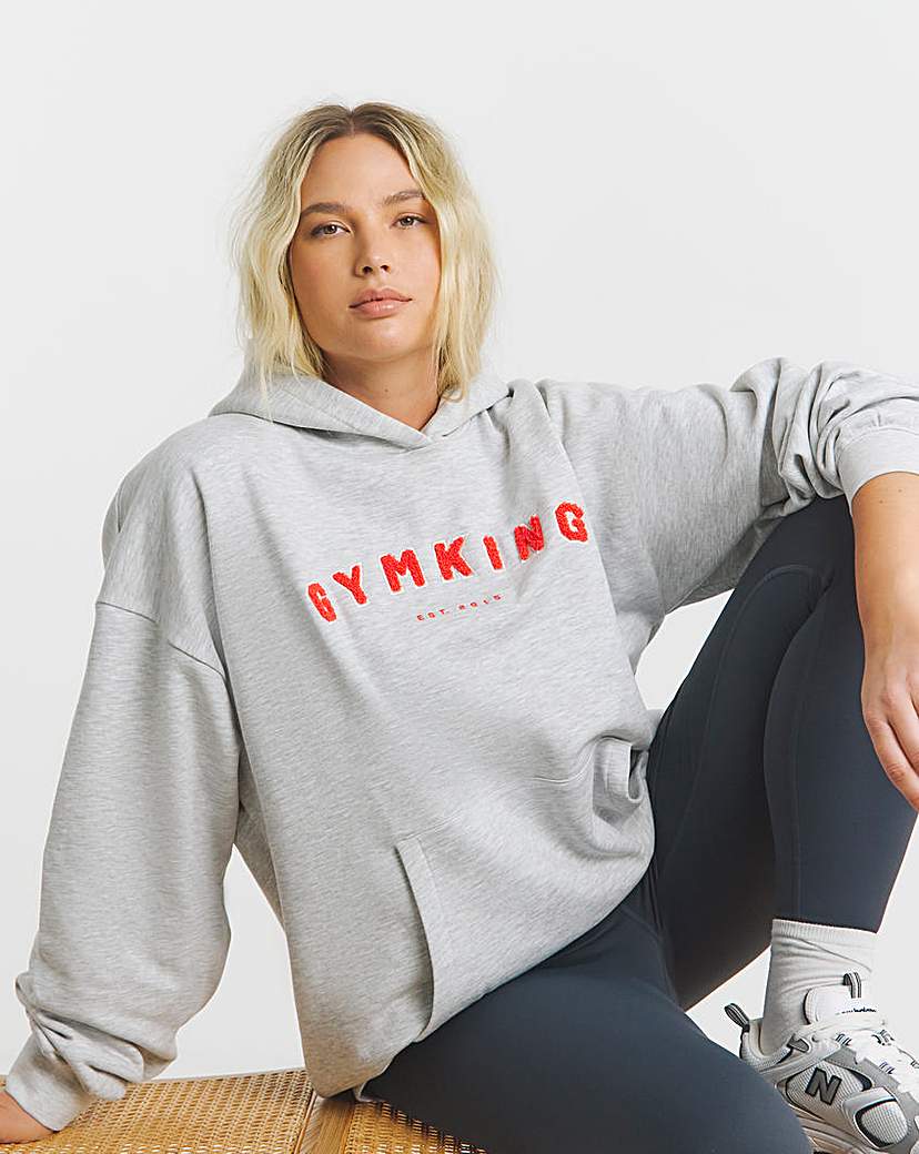 New In - Gym King Shadow Oversized Hood