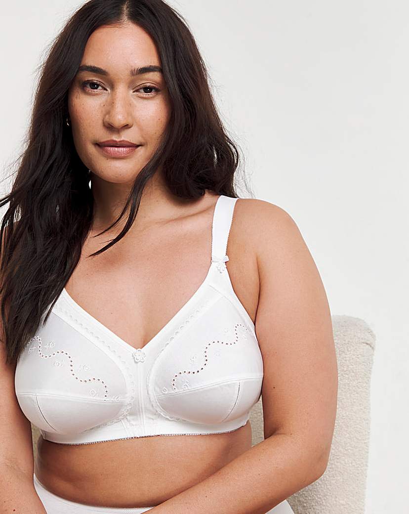 Triumph Doreen Cotton NonWired Bra White