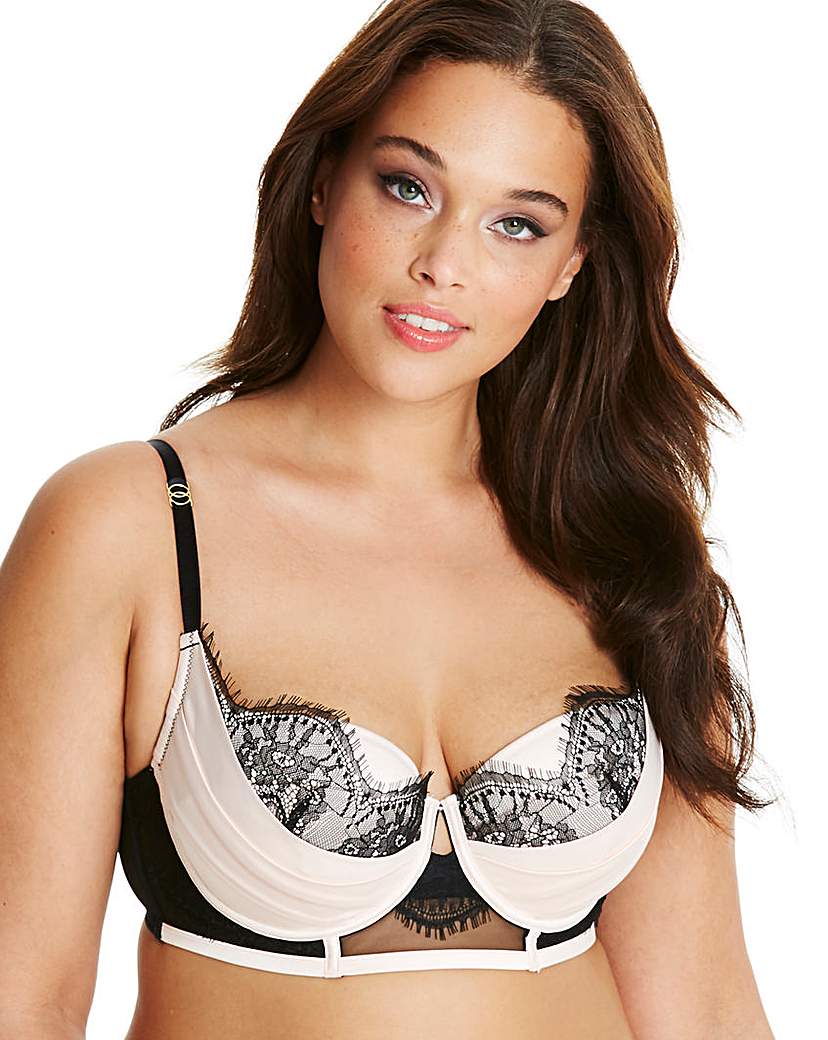 Image of Ann Summers Adalicia NudePnk Balcony Bra