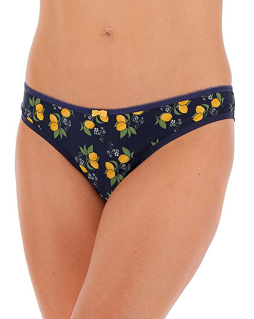 Image of Curvy Kate LemonadePrint Brazilian Brief