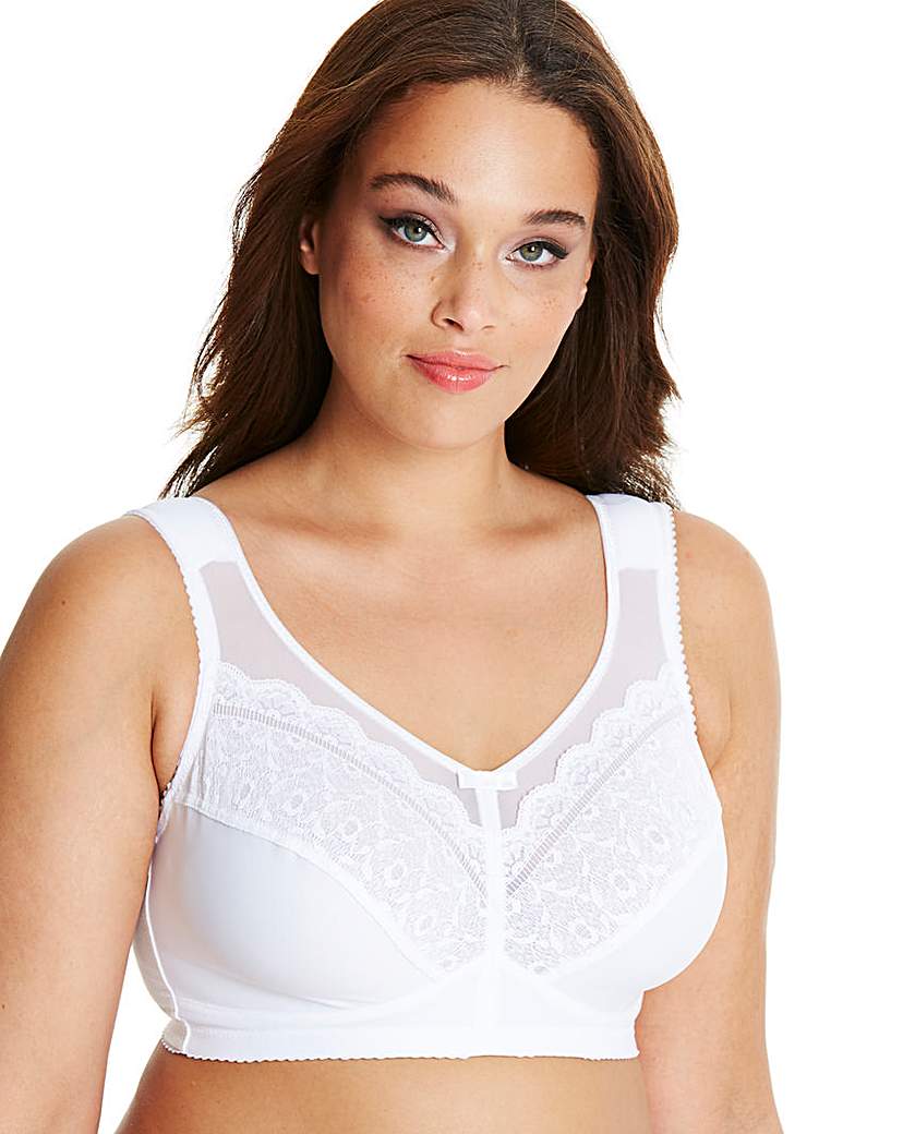 Image of Miss Mary Happy Hearts White Bra