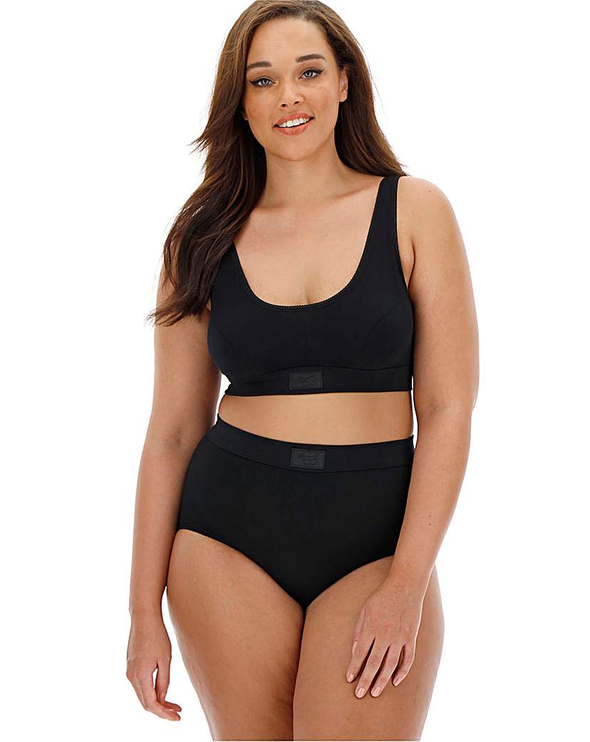 Image of Sloggi Double Comfort Black Top