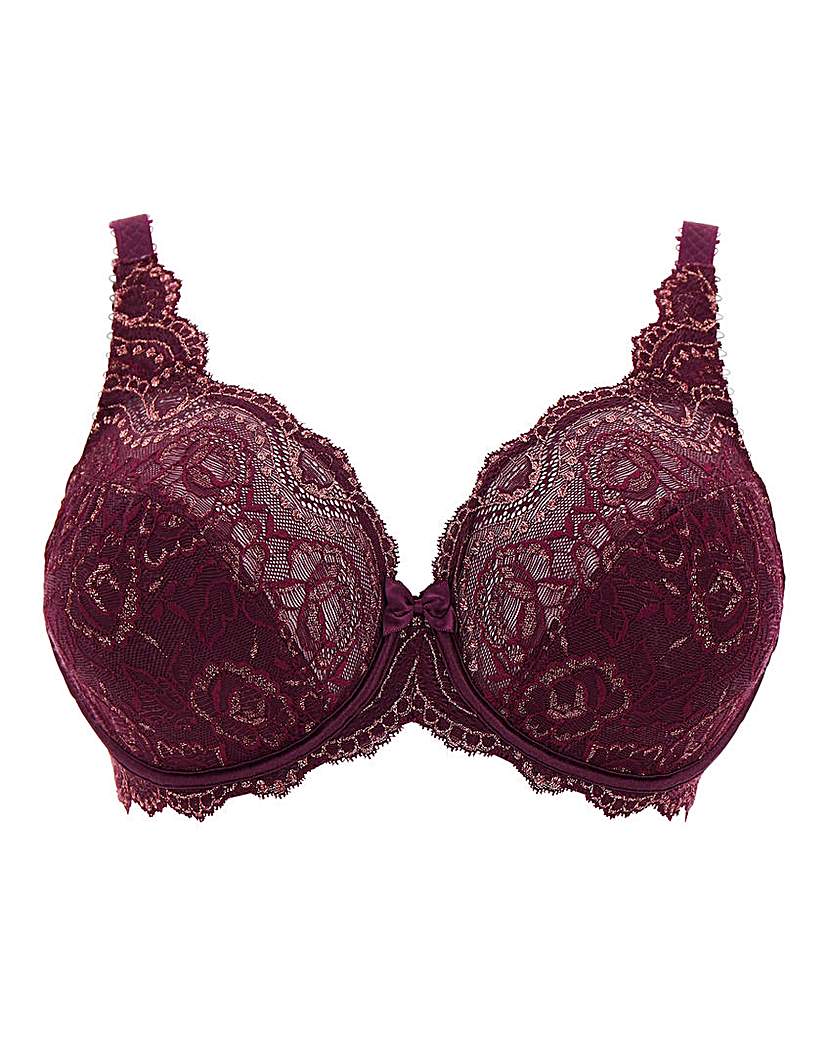 Image of Playtex Flower Lace Full Cup Wired Bra