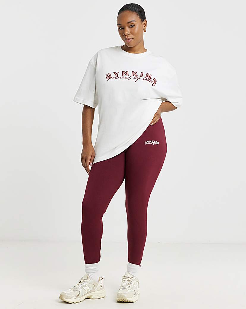 Gym King Powered by Belief Jersey Legging