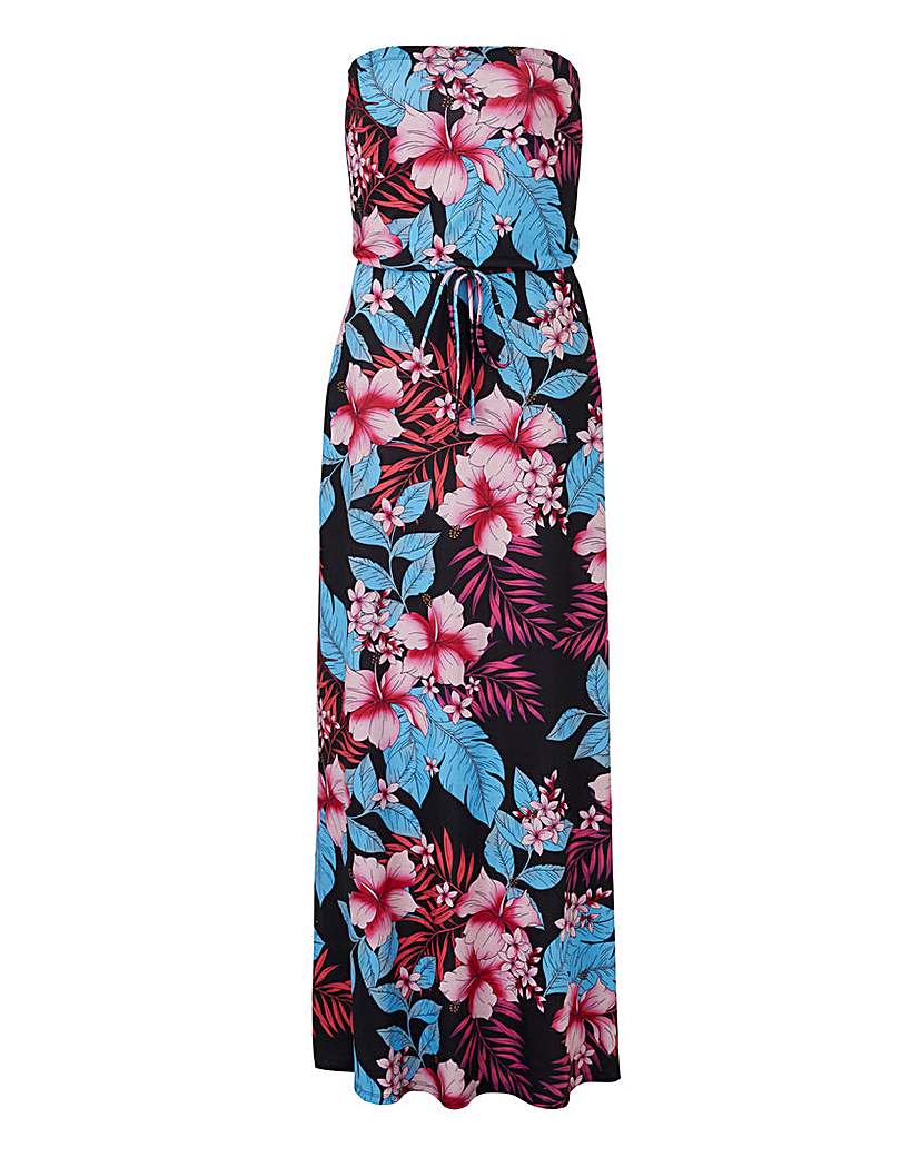 Petite Maxi Bandeau Dress
