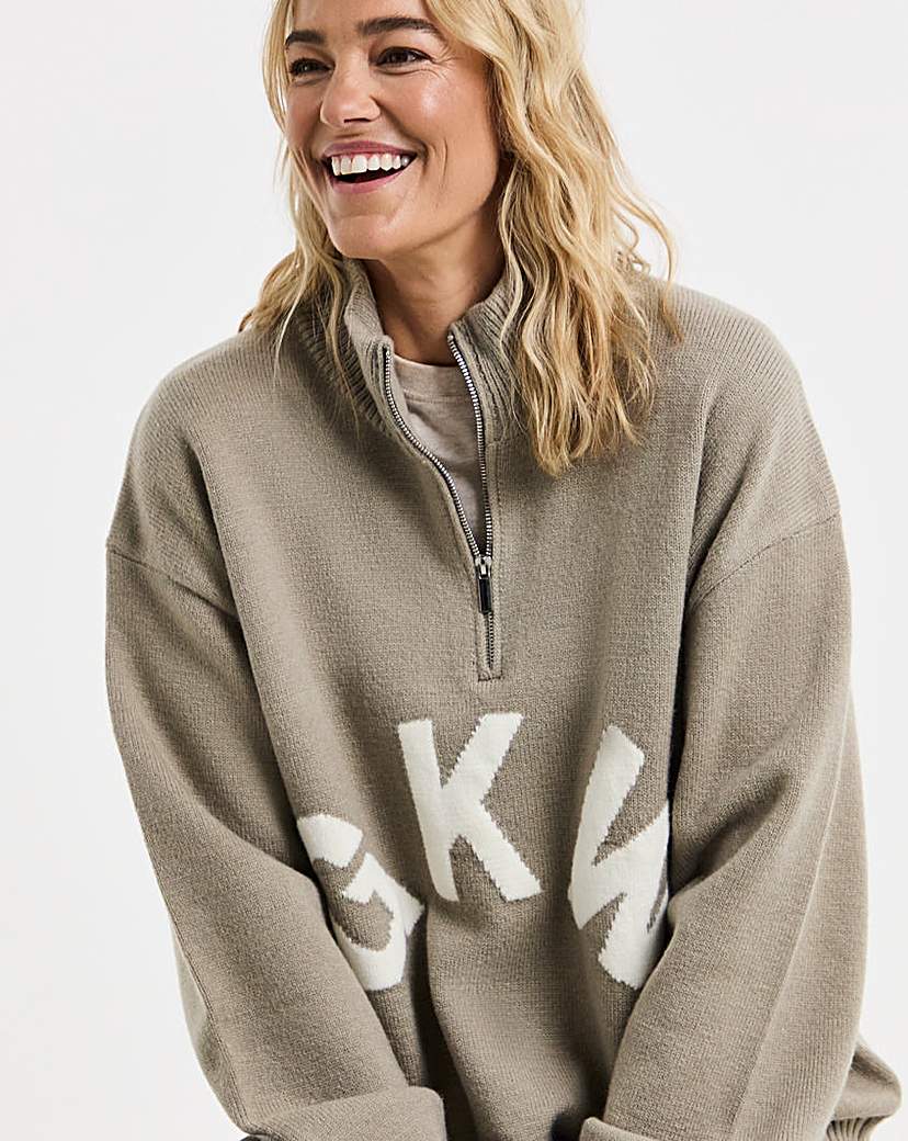 Gym King Restore 1/4 Zip Funnel Neck