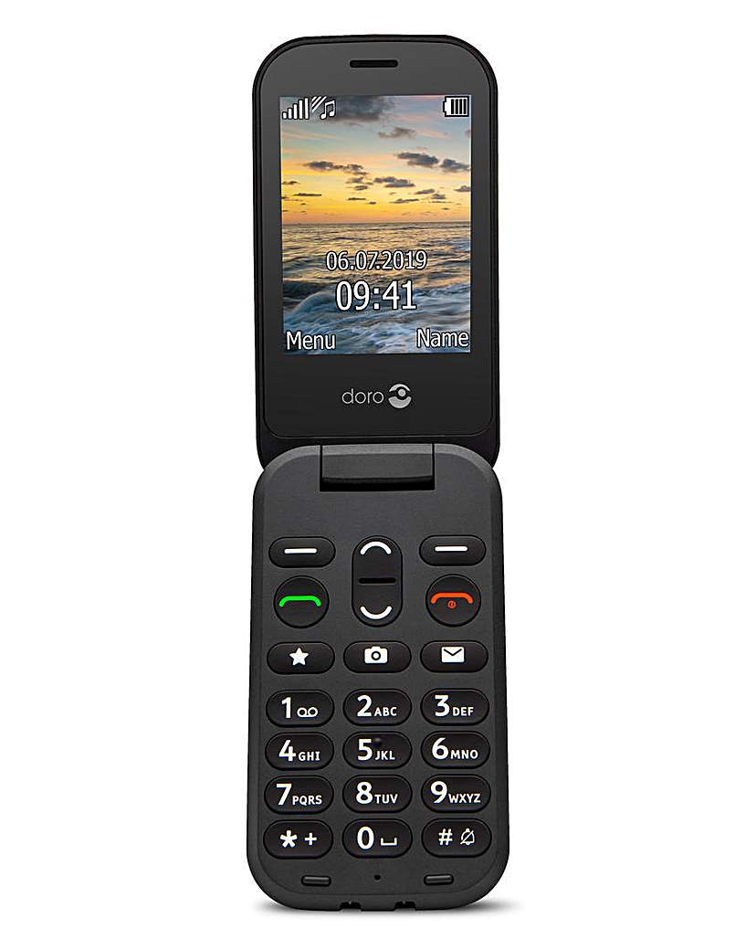 Doro 6040 SIM Free Mobile Phone - Black