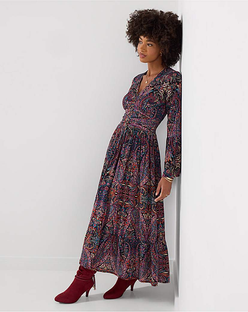 New In - Joe Browns Petite Paisley Maxi Dress