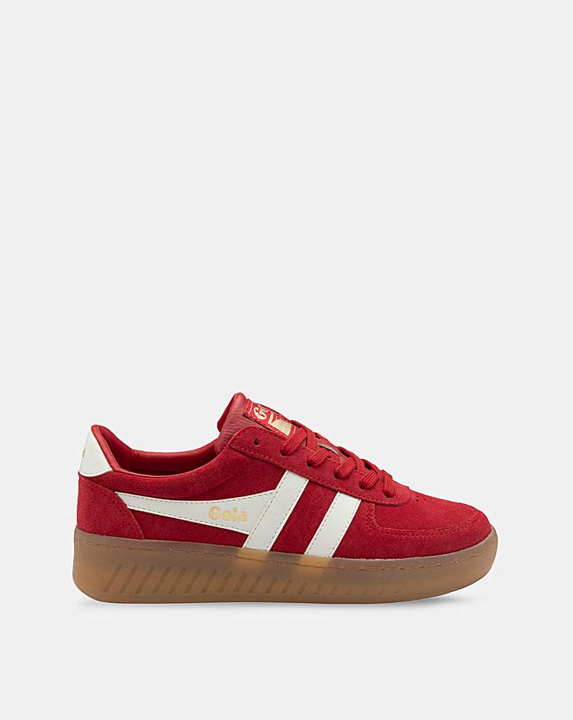 New In - Gola Grandslam Trainers - Red/White/Gum