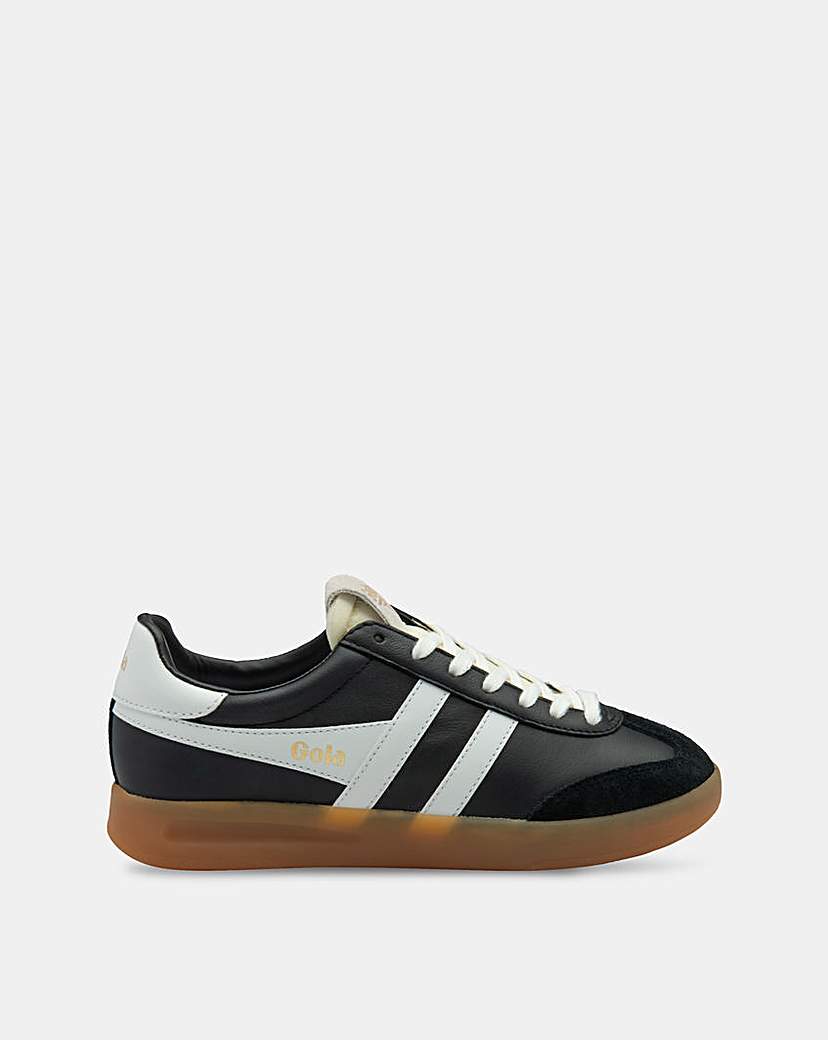 New In - Gola Cyclone Leather Trainers - B/W