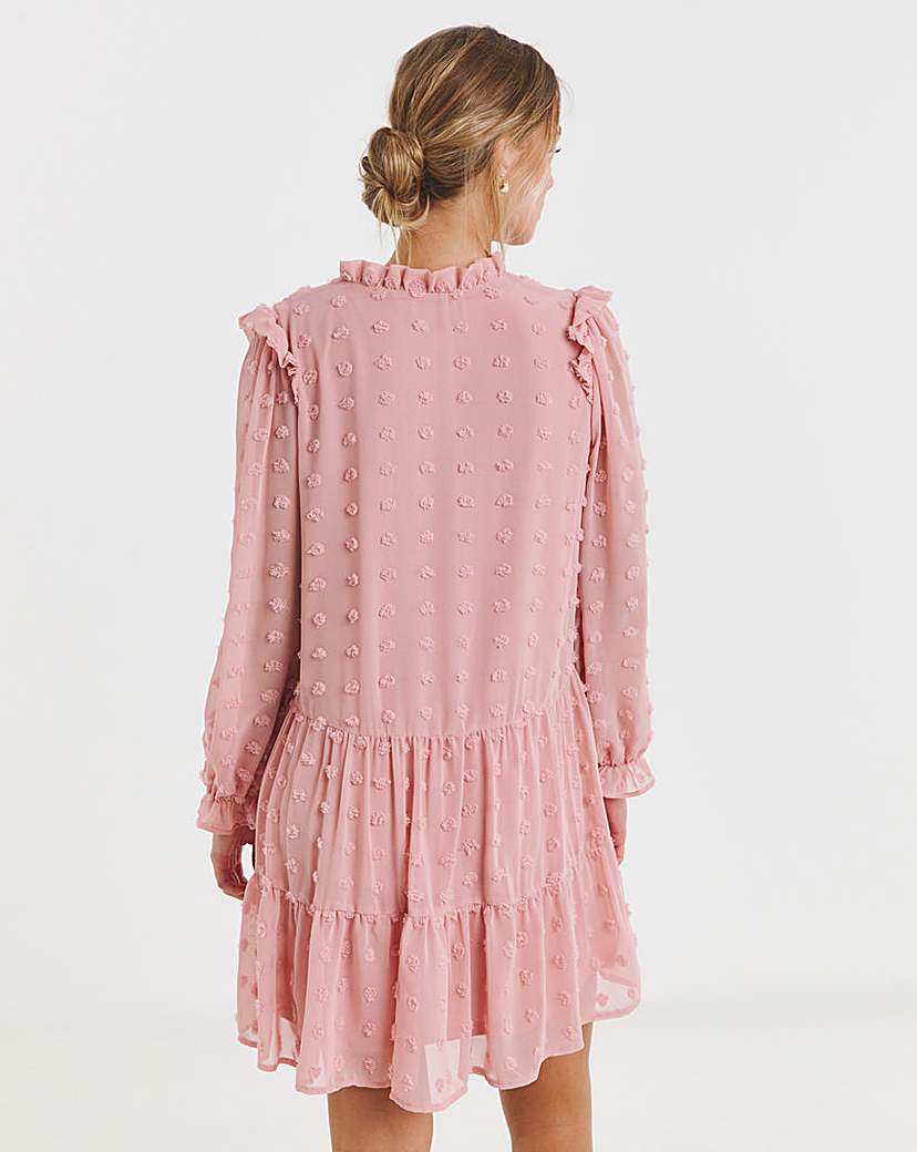 Flounce London Spot Mini Dress