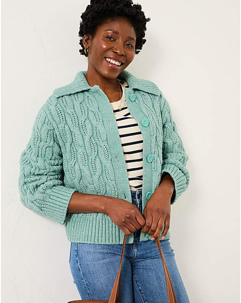 New In - Fatface Mari Collared Cardi